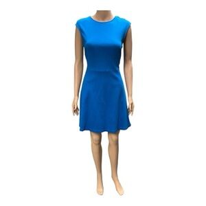 New York & Company - NWOT - Vibrant Blue Mini Dress With Pockets
